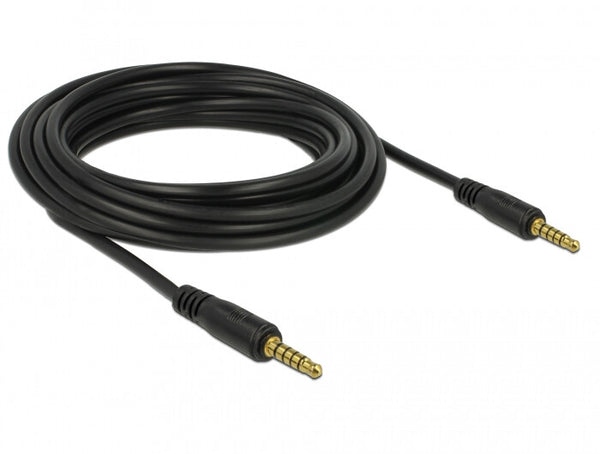 DeLOCK 85699 lydkabel 5 m 3.5mm Sort