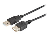 Prokord USB-0004 USB-kabel USB 2.0 0,2 m USB A Sort