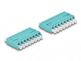 DeLOCK 87931 fiber adapter LC/LC 1 stk Turkisfarve