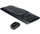 Logitech Wireless Combo MK330 tastatur Mus inkluderet Hjem USB QWERTY UK engelsk Sort
