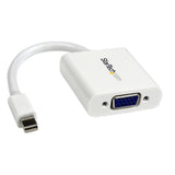 StarTech.com MDP2VGAW videokabel adapter 0,13 m Mini DisplayPort VGA (D-Sub) Hvid