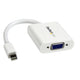 StarTech.com MDP2VGAW videokabel adapter 0,13 m Mini DisplayPort VGA (D-Sub) Hvid