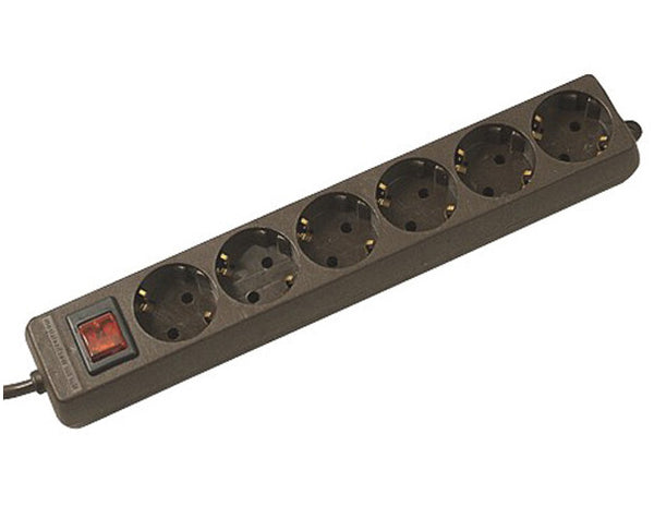 Bachmann Selly Sort 6 AC stikkontakt(er) 1,5 m