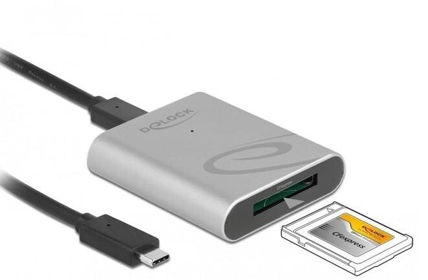 DeLOCK 91751 kortlæser USB 3.2 Gen 1 (3.1 Gen 1) Type-C Sølv