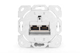 Digitus DN-9007-1 stikkontakt 2 x RJ-45 Hvid
