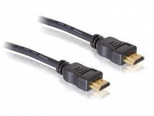 DeLOCK HDMI 1.4 - 3.0m HDMI-kabel 3 m HDMI Type A (Standard) Sort
