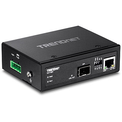 Trendnet TI-F11SFP netværksomformer til medie 1000 Mbit/s Sort