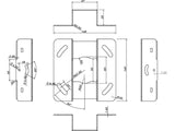 Multibrackets 3149 monteringsbeslag til projektor Loft Hvid