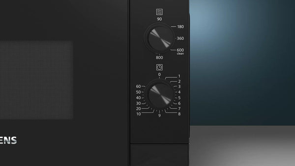 Siemens iQ300 FF020LMB2 mikrobølgeovn Sort Solo mikroovn Bordplade 20 L 800 W