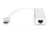 Digitus DA-70250-1 dockingstation USB 3.2 Gen 1 (3.1 Gen 1) Type-A Sølv, Hvid