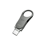 Silicon Power Mobile C80 USB-nøgle 64 GB USB Type-A / USB Type-C 3.2 Gen 1 (3.1 Gen 1) Titanium