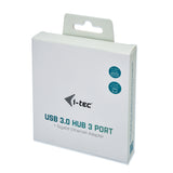 i-tec Metal U3METALG3HUB interface hub USB 3.2 Gen 1 (3.1 Gen 1) Type-A 5000 Mbit/s Grå
