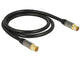 DeLOCK 88922 koaxial kabel RG-6/U 1 m IEC Sort