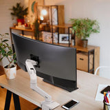 Ergotron HX Series 45-475-216 skærmbeslag og -stativer 124,5 cm (49") Skrivebord Hvid