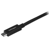 StarTech.com USB31CC50CM USB-kabel USB 3.2 Gen 2 (3.1 Gen 2) 0,5 m USB C 10 Gbit/sek. 60 W Sort