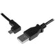StarTech.com USBAUB1MLA USB-kabel USB 2.0 1 m USB A Micro-USB B 0,48 Gbit/sek. Sort