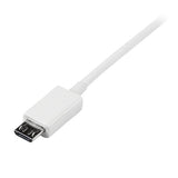 StarTech.com 1m USB 2.0 A/Micro-B m/m USB-kabel USB A Micro-USB B 0,48 Gbit/sek. Hvid