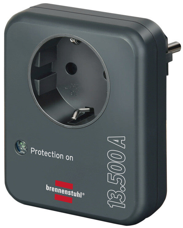 Brennenstuhl 1506996 overspændingsbeskytter Anthracit 1 AC stikkontakt(er) 230 V