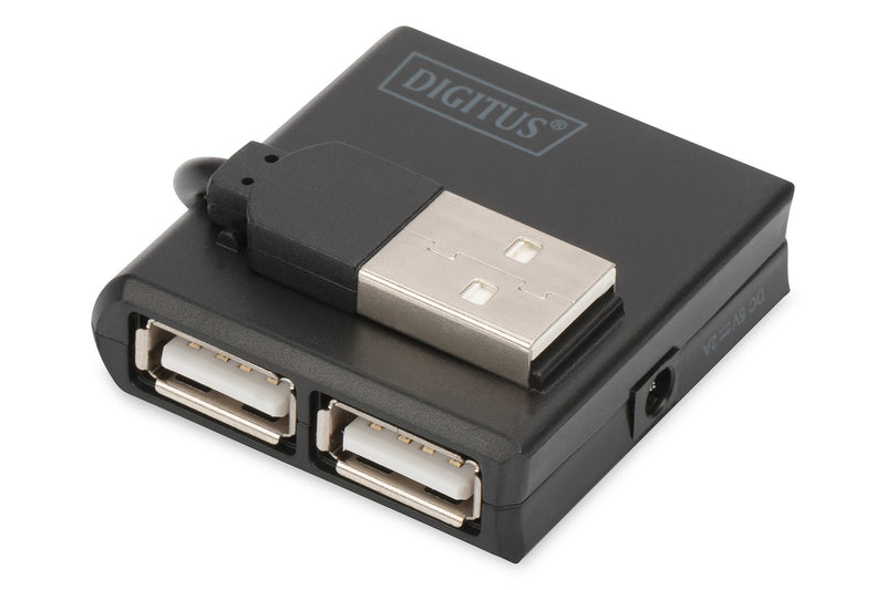 Digitus DA-70217 interface hub 480 Mbit/s Sort