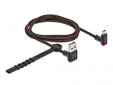 DeLOCK 85266 USB-kabel USB 2.0 1 m USB A Micro-USB B Sort