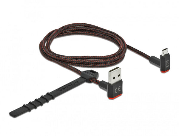 DeLOCK 85266 USB-kabel USB 2.0 1 m USB A Micro-USB B Sort