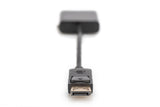 Digitus AK-340409-001-S videokabel adapter 0,15 m DisplayPort DVI-I Sort