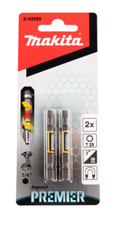 Makita E-03355 skruetrækker bit 2 stk