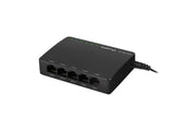 Lanberg DSP2-1005-12V netværksswitch Ikke administreret Gigabit Ethernet (10/100/1000) Sort