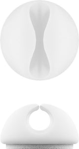 Goobay 95183 kabelorganisator Universel Kabelholder Hvid 5 stk