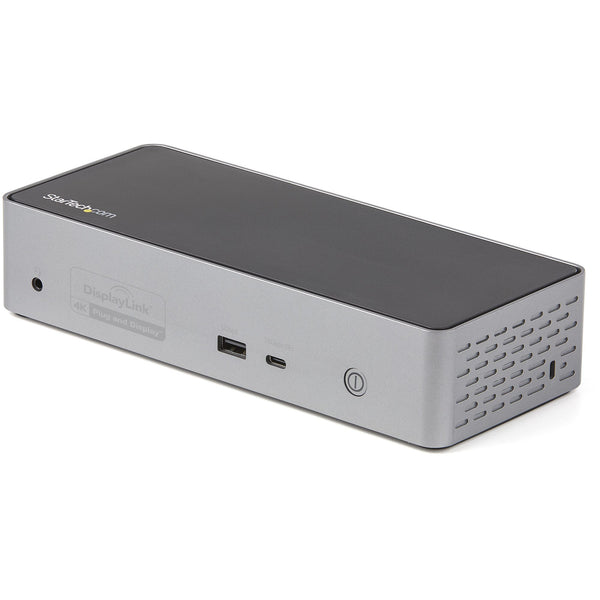 StarTech.com DK31C4DPPDUE dockingstation Ledningsført USB 3.2 Gen 2 (3.1 Gen 2) Type-C Sort, Grå