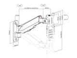 Multibrackets 0013 skærmbeslag og -stativer 81,3 cm (32") Væg Sort