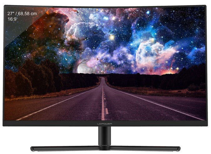 LC-Power LC-M27-FHD-240-C computerskærm 68,6 cm (27") 1920 x 1080 pixel Fuld HD Sort