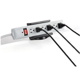 StarTech.com PWRSTRPCLMP kabelorganisator Skrivebord Sort 1 stk