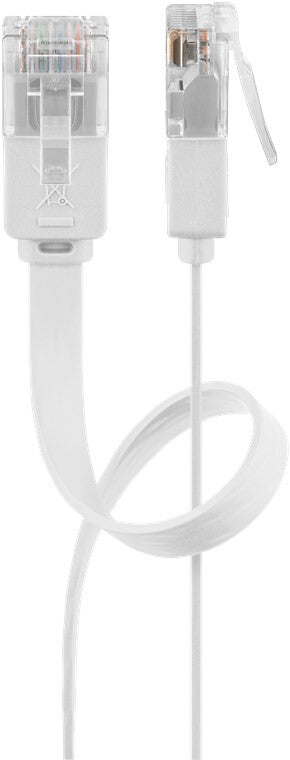 Goobay 93357 netværkskabel Hvid 0,5 m Cat5e U/UTP (UTP)