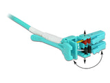 DeLOCK 1m, 2xLC InfiniBand og fiberoptisk kabel LC Turkis