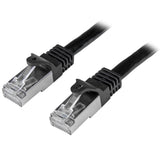 StarTech.com N6SPAT50CMBK netværkskabel Sort 0,5 m Cat6 SF/UTP (S-FTP)