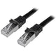 StarTech.com N6SPAT50CMBK netværkskabel Sort 0,5 m Cat6 SF/UTP (S-FTP)