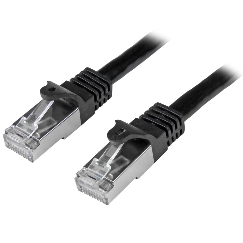 StarTech.com N6SPAT50CMBK netværkskabel Sort 0,5 m Cat6 SF/UTP (S-FTP)