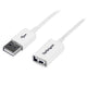 StarTech.com USBEXTPAA1MW USB-kabel USB 2.0 1 m USB A 0,48 Gbit/sek. Hvid