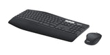 Logitech 920-008226 tastatur Mus inkluderet Universel RF trådløs + Bluetooth QWERTY Engelsk Sort