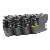 Brother LC-421XLVAL PagePack 4 stk Original Højt (XL) udbytte Sort, Blå, Magenta, Gul