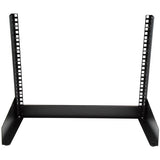 StarTech.com RK8OD stativ 8U Fritstående reol Sort