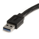 StarTech.com USB3AAEXT10M USB-kabel USB 3.2 Gen 1 (3.1 Gen 1) 10 m USB A 5 Gbit/sek. Sort