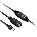 CLUB3D CAC-1406 USB-kabel USB 3.2 Gen 1 (3.1 Gen 1) 15 m USB A 5 Gbit/sek. Sort