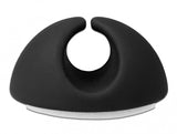DeLOCK 18342 kabelorganisator Bord/Væg Kabelholder Sort 6 stk