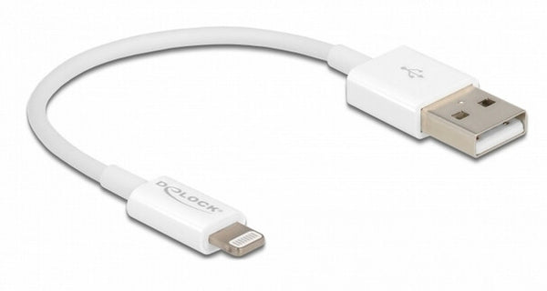 DeLOCK 83001 Lightning kabel 0,15 m Hvid