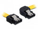 DeLOCK 0.5m SATA M/M SATA-kabel 0,5 m Gul