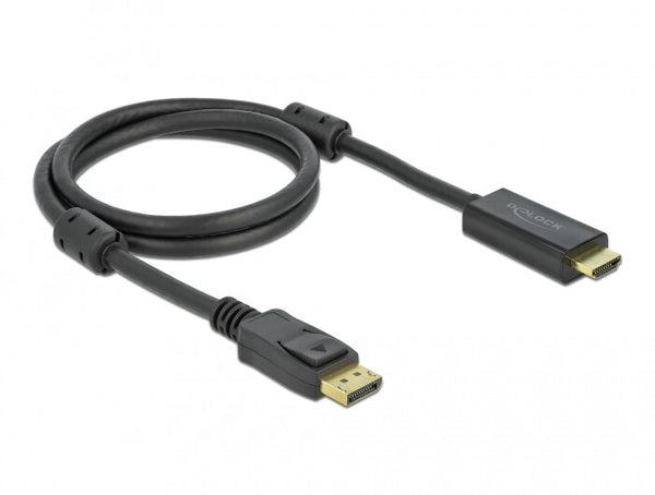 DeLOCK 85955 videokabel adapter 1 m HDMI Type A (Standard) DisplayPort Sort