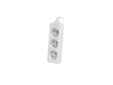 Lanberg PS0-03E-0300-W stikdåse 3 m 3 AC stikkontakt(er) Indendørs Hvid