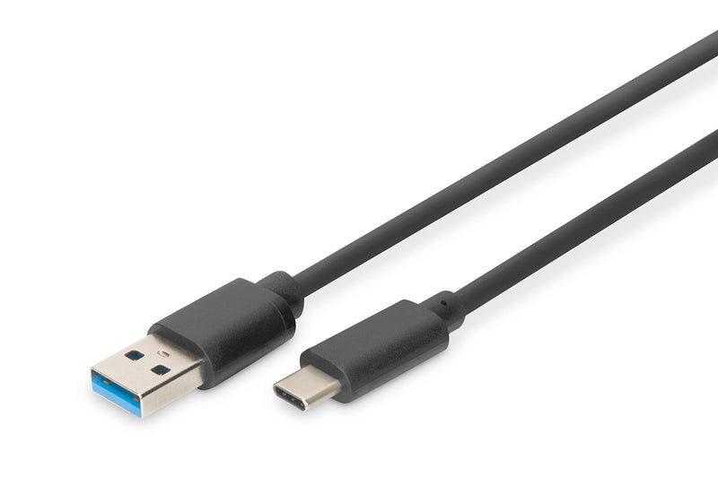 Digitus DB-300136-010-S USB-kabel USB 3.2 Gen 1 (3.1 Gen 1) 1 m USB C USB A 5 Gbit/sek. Sort
